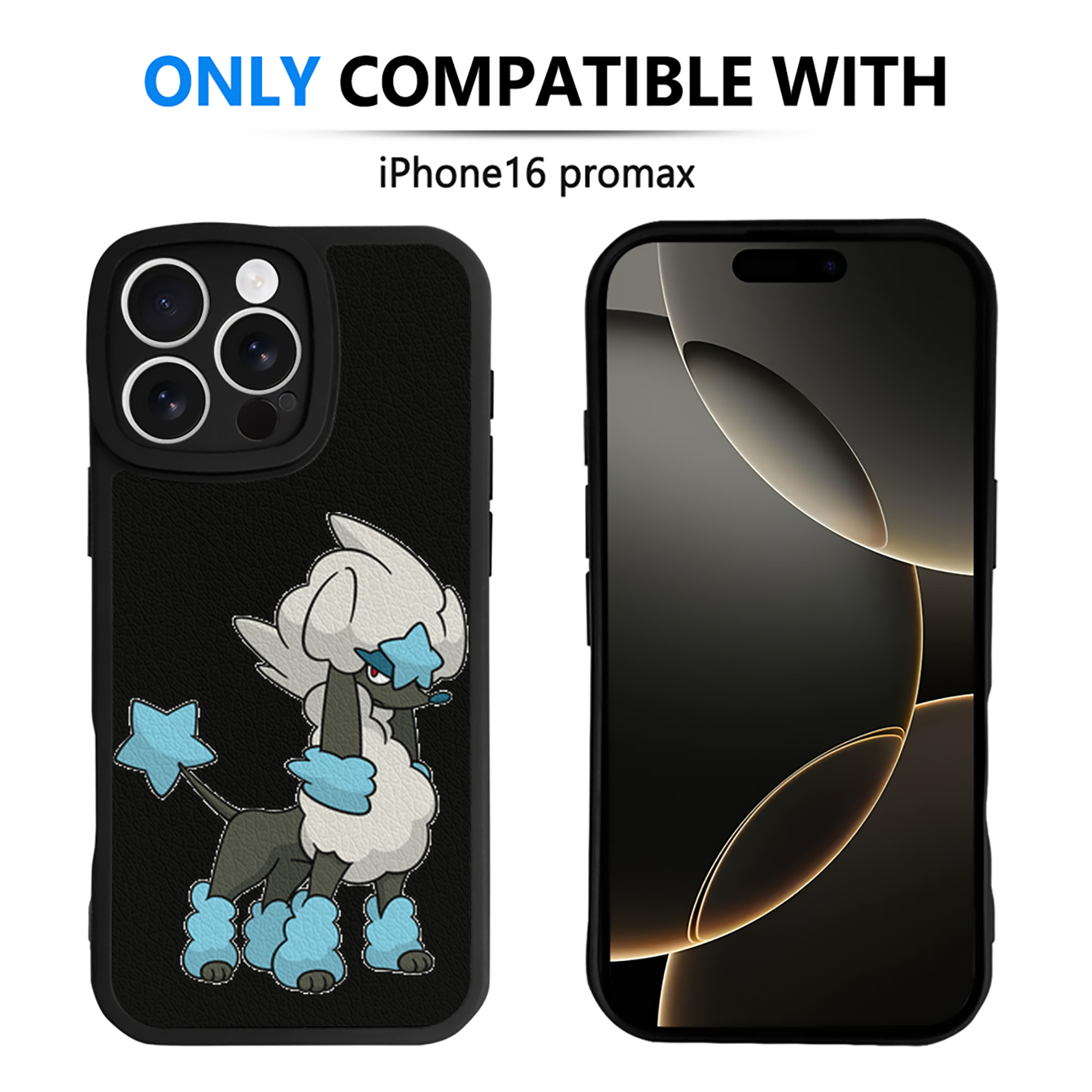 （画像用） ポケットモンスター Pokémon 【iPhone 16シリーズ対応】シリコンスマホケース（レザー調） 材質：シリコン